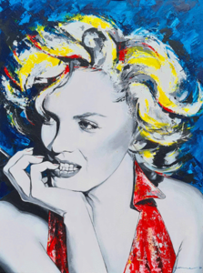 Marilyn Monroe schilderij Yvonne van Zon