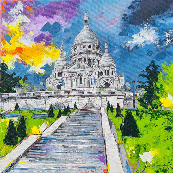 Sacré-Coeur Parijs | schilderij 2022